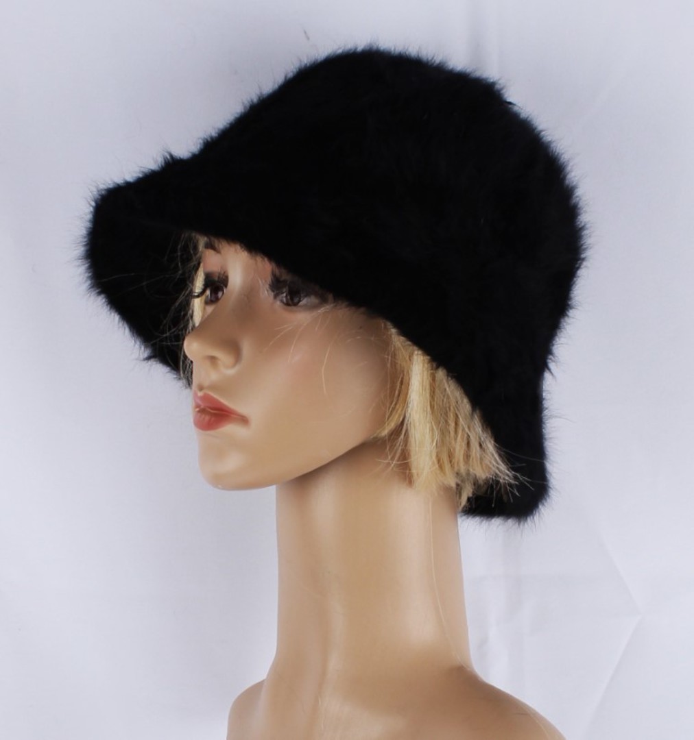 Head Start soft, warm cashmere hat black STYLE : HS/5062BLK image 0